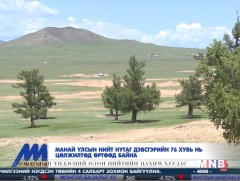 Манай улсын нийт нутаг дэвсгэрийн 76 хувь нь цөлжилтөд өртөөд байна