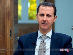 Башар Асад ОХУ-ын Ерөнхийлөгчид цахилгаан утас илгээж, эмгэнэл илэрхийлжээ  