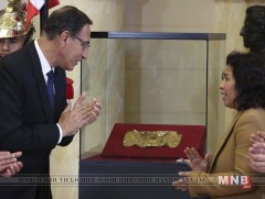 ХБНГУ, ПЕРУ улсад “Алтан маск”-ийг эргүүлэн өгчээ