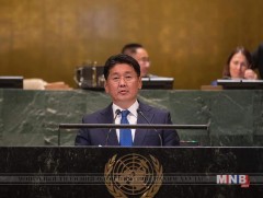 Ерөнхий сайд У.Хүрэлсүх НҮБ-ын Ерөнхий Ассамблейн Ерөнхий санал шүүмжлэлд үг хэллээ