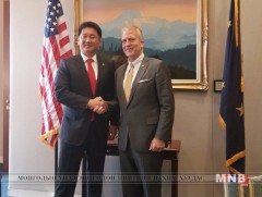 Ерөнхий сайд У.Хүрэлсүх АНУ-ын Конгрессын Сенатын танхимын гишүүн ноён Дан Салливантай уулзав