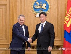 Ерөнхий сайд У.Хүрэлсүх ОХУ-ын Батлан хамгаалахын сайд С.Шойгуг хүлээн авч уулзав