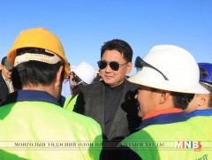 Ерөнхий сайд У.Хүрэлсүх Дорноговь аймгийн Өргөн суманд ажиллаж байна