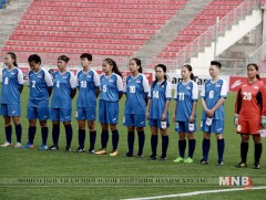 Хөлбөмбөгийн охидын шигшээ баг олимпийн эрхийн анхны оноогоо авлаа