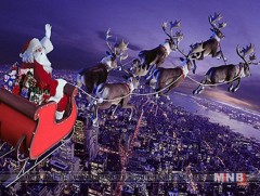 Санта Клаус бэлгээ тараан явааг хүүхдүүдэд харуулахын тулд 24 цагаар ажиллаж байна  