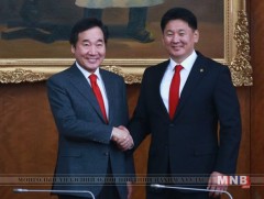 Монгол Улсын Ерөнхий сайд, БНСУ-ын Ерөнхий сайд нар албан ёсны хэлэлцээ хийв