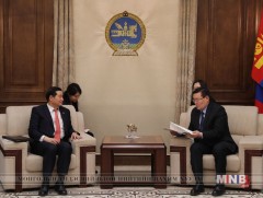 УИХ-ын дарга Г.Занданшатар Элчин сайд Жон Жэ Намыг хүлээн авч уулзлаа