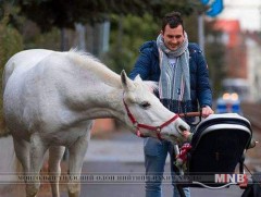 Франкфурт хотын нэгэн гудамжинд өглөө бүр ийм нэгэн дүр зургийг харж болно  