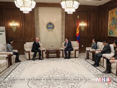 УИХ-ын дарга Г.Занданшатар Элчин сайд Дэвид Спрулийг хүлээн авч уулзав