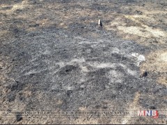 Өсвөр насны хүүхдүүд шүдэнз зурж, гал алдсаны улмаас тодорхой хэмжээний газар шатжээ