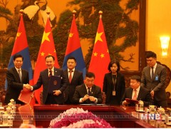 Монгол Улсын Ерөнхийлөгчийн Төрийн айлчлалын хүрээнд зарим баримт бичигт гарын үсэг зурав