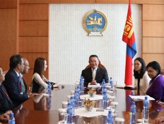 Ерөнхийлөгч Х.Баттулга Олон Улсын Парламентын Холбооны төлөөлөгчдийг хүлээн авч уулзав