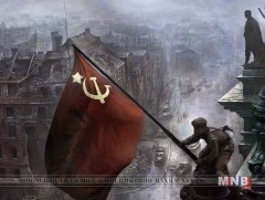 Ялалтын “Улаан туг”-ийг анх 1945 оны 5-р сарын 1-ний шөнө Рейхстагийн оройд мандуулсан