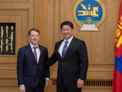 Ерөнхий сайд У.Хүрэлсүх ОХУ-ын Засгийн газрын орлогч дарга А.В.Гордеевийг хүлээн авч уулзлаа