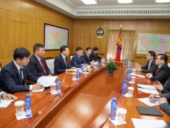 Шадар сайд Ө.Энхтүвшин БНХАУ-ын НАХЯ-ны Тэргүүн дэд сайдыг хүлээн авч уулзав