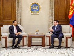 Азийн Хөгжлийн Банкны дэд ерөнхийлөгч Ахмед М.Саийдыг хүлээн авч уулзав