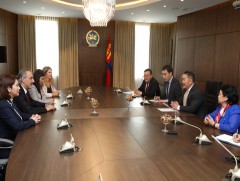 Олон улсын Улаан загалмай, Улаан хавирган сар нийгэмлэгүүдийн холбооны Ерөнхийлөгч Францеско Рокка..