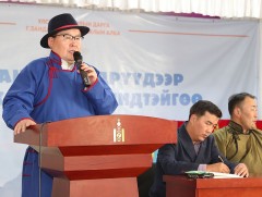 УИХ-ын дарга Г.Занданшатар Баянхонгор аймгийн Өлзийт суманд ажиллалаа