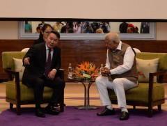 Монгол Улсын Ерөнхийлөгч Х.Баттулгад Карнатака мужийн захирагч Важубхай Рубадхай бараалхав