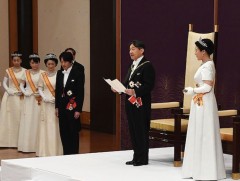 Японы шинэ эзэн хааныг хаан ширээнд залах ёслолын ажиллагаа маргааш болно