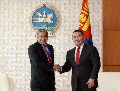 НҮБ-ын суурин зохицуулагч Тапан Мишраг хүлээн авч уулзлаа