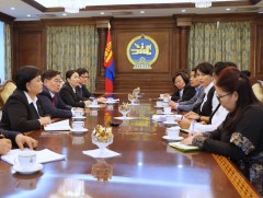 Охидын эрхийн өдрийг тохиолдуулан МЭХ-ны төлөөллийг хүлээн авч уулзав