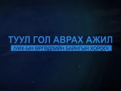 Туул голын бохирдол-шийдэл 