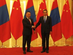 БНХАУ-ын Төрийн зөвлөлийн Ерөнхий сайд Ли Көчян Монгол Улсын Ерөнхийлөгчид бараалхав