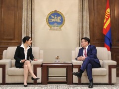 УИХ-ын дарга Г.Занданшатар Канад Улсаас Монгол Улсад суугаа Элчин сайдыг хүлээн авч уулзав