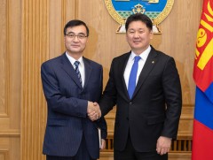 Ерөнхий сайд У.Хүрэлсүхэд БНХАУ-аас Монгол Улсад суугаа Элчин сайд Чай Вэньруй бараалхав