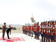 Монгол Улсын Ерөнхийлөгч, Зэвсэгт хүчний Ерөнхий командлагч Х.Баттулга “Монгол цэргийн өдөр”-ийн м..