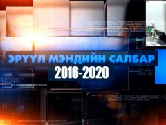 Эрүүл мэндийн салбар 2016-2020