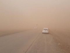 Говь-Алтай аймгийн зарим суманд салхи 32м/с хүрч, хүчтэй шороон шуурга шуурчээ