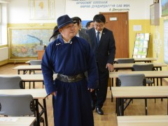 Монгол Улсын Ерөнхийлөгч Х.Баттулга Сүхбаатар аймагт ажиллаж байна