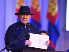 Монгол Улсын Ерөнхийлөгч Х.Баттулга Говь-Алтай аймгийн иргэдтэй уулзлаа