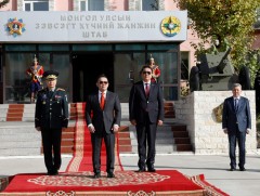 Монгол Улсын Ерөнхийлөгч, Зэвсэгт хүчний Ерөнхий командлагч Х.Баттулга ЗХЖШ-т ажиллалаа