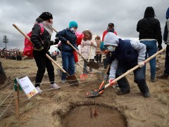 Бүх нийтээр мод тарих үндэсний өдрийг тохиолдуулан 2000 ширхэг мод тарилаа