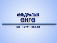 “Амьдралын өнгө” цуврал: Олон нийтийн оролцоо 