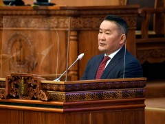 Ерөнхийлөгч Х.Баттулга УИХ-ын чуулганы нэгдсэн хуралдаанд оролцож, үг хэллээ