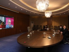 Ерөнхийлөгч Х.Баттулга коронавируст цар тахлын эсрэг вакцин боловсруулж буй “AstraZeneca” компаний..