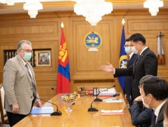 Ерөнхий сайд У.Хүрэлсүх ДЭМБ-ын Суурин төлөөлөгчийг хүлээн авч уулзав