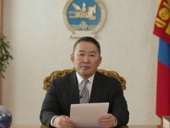 Ерөнхийлөгч Х.Баттулга “Ногоон өсөлт ба Дэлхийн зорилт 2030 хөтөлбөрийн түншлэл”-ийн дээд хэмжээни..