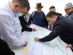 Ерөнхий сайд Л.Оюун-Эрдэнэ Чингис хот-Дадал чиглэлийн хатуу хучилттай автозамын явцтай танилцав 