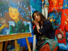 Зураач О.Золбоотөгөлдөр,  яруу найрагч Э.Бүжинлхам нар хамтарсан үзэсгэлэн гаргана