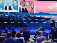 Ерөнхийлөгч У.Хүрэлсүх Дорнын эдийн засгийн чуулганы нэгдсэн хуралдаанд цахимаар оролцож, үг хэллээ 