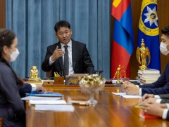 Монгол Улсын Ерөнхийлөгч Хилийн чанад дахь монголчуудын зөвлөлийн төлөөллийг хүлээн авч уулзав