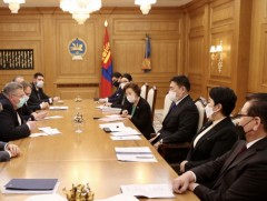 Ерөнхий сайд Л.Оюун-Эрдэнэд ОХУ-ын Засгийн газрын орлогч дарга А.Л.Оверчук бараалхав 