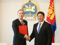 Ерөнхийлөгч У.Хүрэлсүх Бүгд Найрамдах Чех Улсын Элчин сайдыг хүлээн авч уулзав