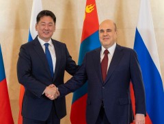 Монгол Улсын Ерөнхийлөгч У.Хүрэлсүх ОХУ-ын Засгийн газрын дарга М.В.Мишустинтай уулзав