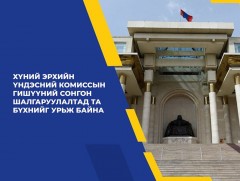 Хүний эрхийн Үндэсний Комиссын гишүүний сонгон шалгаруулалтын зар